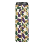 Bouteilles Isothermes Monogramme Motif vert violet or brosses (Dos)