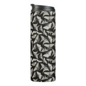 Bouteilles Isothermes Monogramme Noir Beige Moth Motif (Tourné sur la droite)