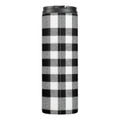 Bouteilles Isothermes Monogramme noir et blanc Plaid de buffle (Dos)