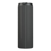 Bouteilles Isothermes Monogramme noir gris élégant (Dos)