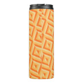 Bouteilles Isothermes Monogramme Orange Motif diamant à trois tons (Dos)