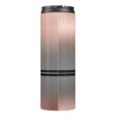 Bouteilles Isothermes Monogramme ou nom, Gris et or Rose (Dos)