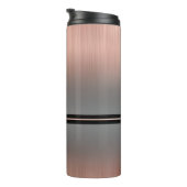 Bouteilles Isothermes Monogramme ou nom, Gris et or Rose (Tourné sur la droite)