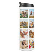 Bouteilles Isothermes Monogramme Personnalisé 19 Photo Collage (Tourné sur la droite)