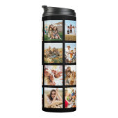 Bouteilles Isothermes Monogramme Personnalisé 19 Photo Collage (Tourné sur la droite)