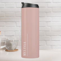 monogramme personnalisé, rose vif moderne