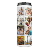 Bouteilles Isothermes Monogramme Photo Collage blanc (Dos)