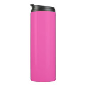 Bouteilles Isothermes Monogramme rose chaud personnalisé (Tourné sur la droite)