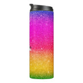 Bouteilles Isothermes Monogramme rose jaune Arc-en-ciel (Tourné sur la droite)