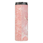 Bouteilles Isothermes Monogramme rose Parties scintillant rose (Dos)