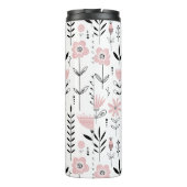 Bouteilles Isothermes Monogramme rose scandinave (Dos)