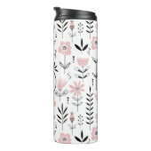 Bouteilles Isothermes Monogramme rose scandinave (Tourné sur la droite)