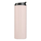 Bouteilles Isothermes Monogramme rose vif blanc chic (Tourné sur la gauche)