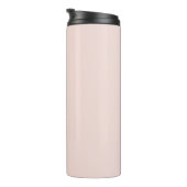 Bouteilles Isothermes Monogramme rose vif blanc chic (Tourné sur la droite)