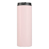 Bouteilles Isothermes Monogramme Script Blush Pink Thermo Tumbler (Dos)