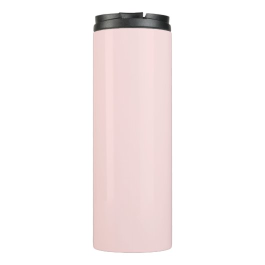 Bouteilles Isothermes Monogramme Script Blush Pink Thermo Tumbler (Dos)