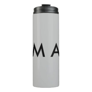 Bouteilles Isothermes Monogramme simple ajoutez votre lettre de nom homm