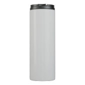 Bouteilles Isothermes Monogramme simple gris clair (Dos)