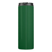 Bouteilles Isothermes monogramme simple vert foncé (Dos)