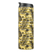 Bouteilles Isothermes Monogramme tiré par la main des ananas | (Tourné sur la droite)