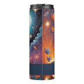 Bouteilles Isothermes Monogramme Vibrant Christian Halloween Bible Verse (Dos)