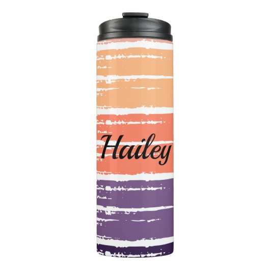 Bouteilles Isothermes Monogramme violet (Devant)