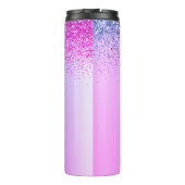 Bouteilles Isothermes Monogramme violet Parties scintillant Étincelante  (Dos)