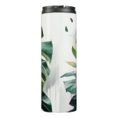Bouteilles Isothermes Monstera Feuilles Tropical Custom Thermal Tumbler (Dos)