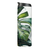 Bouteilles Isothermes Monstera Feuilles Tropical Custom Thermal Tumbler (Tourné sur la droite)