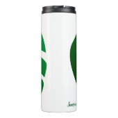 Bouteilles Isothermes Monstera Leaf Design Tumbler Thermique (Dos)