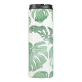 Bouteilles Isothermes Monstre aquarelle, papier peint tropical transpare (Dos)