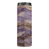 Bouteilles Isothermes Montagne Mystique pourpre et Brown (Dos)