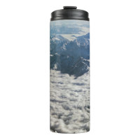 Montagnes de l'Himalaya sous les nuages - Tibet