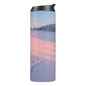 Bouteilles Isothermes Montagnes neigeuses (Tourné sur la gauche)