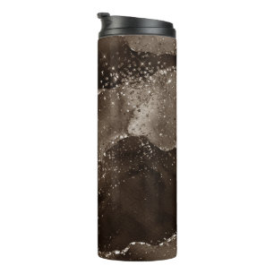 Bouteilles Isothermes Moody Agate   Café Brown bronze doré Taupe