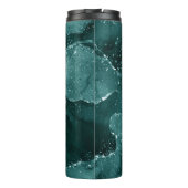 Bouteilles Isothermes Moody Agate | Turquoise Vert Malachite Riche Joyau (Dos)