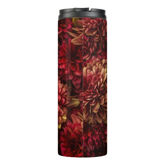 Bouteilles Isothermes Moody Dahlia Fleurs Texture foncée (Dos)