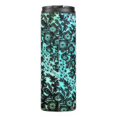 Bouteilles Isothermes Moody Floral noir sur Monogramme rose (Dos)