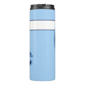 Bouteilles Isothermes Moon Magic Stars Coeurs Nom céleste Bleu clair (Dos)