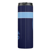 Bouteilles Isothermes Moon Magic Stars Coeurs Nom céleste Bleu foncé (Dos)