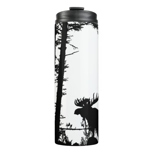 Bouteilles Isothermes Moose Silhouette Thermique Tumbler (Devant)