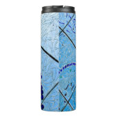 Bouteilles Isothermes Mosaïque de miroir bleu Abstrait (Dos)