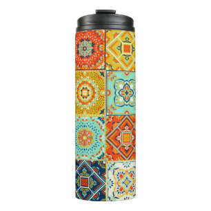 Bouteilles Isothermes Mosaïque marocaine illustration motif