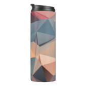 Bouteilles Isothermes Mosaïque polygonale : Elégance géométrique créativ (Tourné sur la droite)