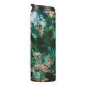 Bouteilles Isothermes Moss Agate Green Crystal Geode Abstract (Tourné sur la droite)