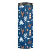 Bouteilles Isothermes Motif 1 de thème de mer (Dos)