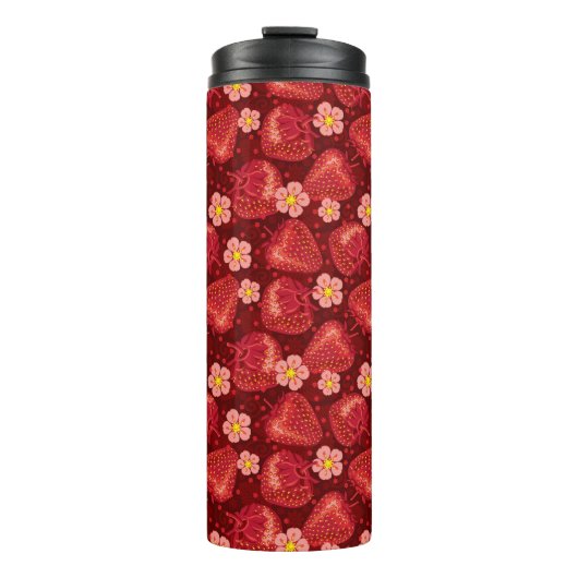 Bouteilles Isothermes Motif 2 2 de fraise (Devant)