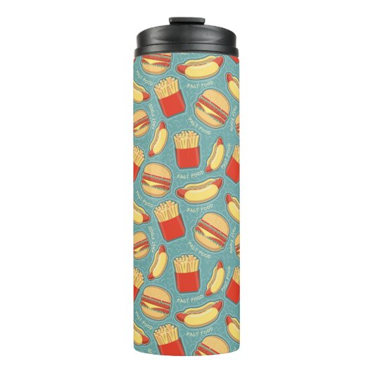 Bouteilles Isothermes Motif 3 d'aliments de préparation rapide (Devant)