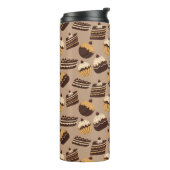 Bouteilles Isothermes Motif 3 de chocolat et de pâtisseries (Tourné sur la gauche)