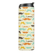 Bouteilles Isothermes Motif 3 de moustache (Tourné sur la gauche)